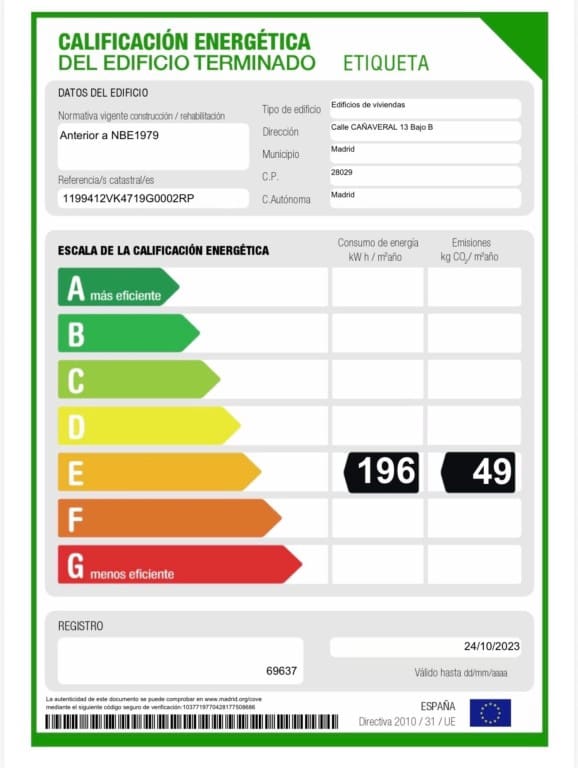 Estudio en Madrid ciudad en venta - 265.000 € (Ref: 9595712)