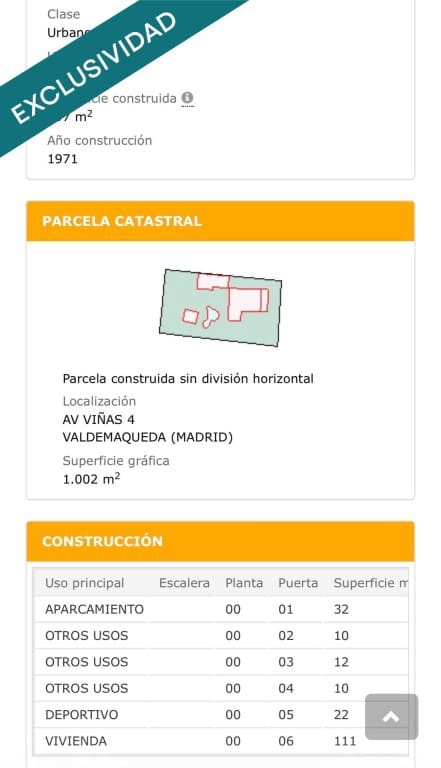 5 bedroom Villa for sale in Valdemaqueda with pool garage - € 270,000 (Ref: 9595713)