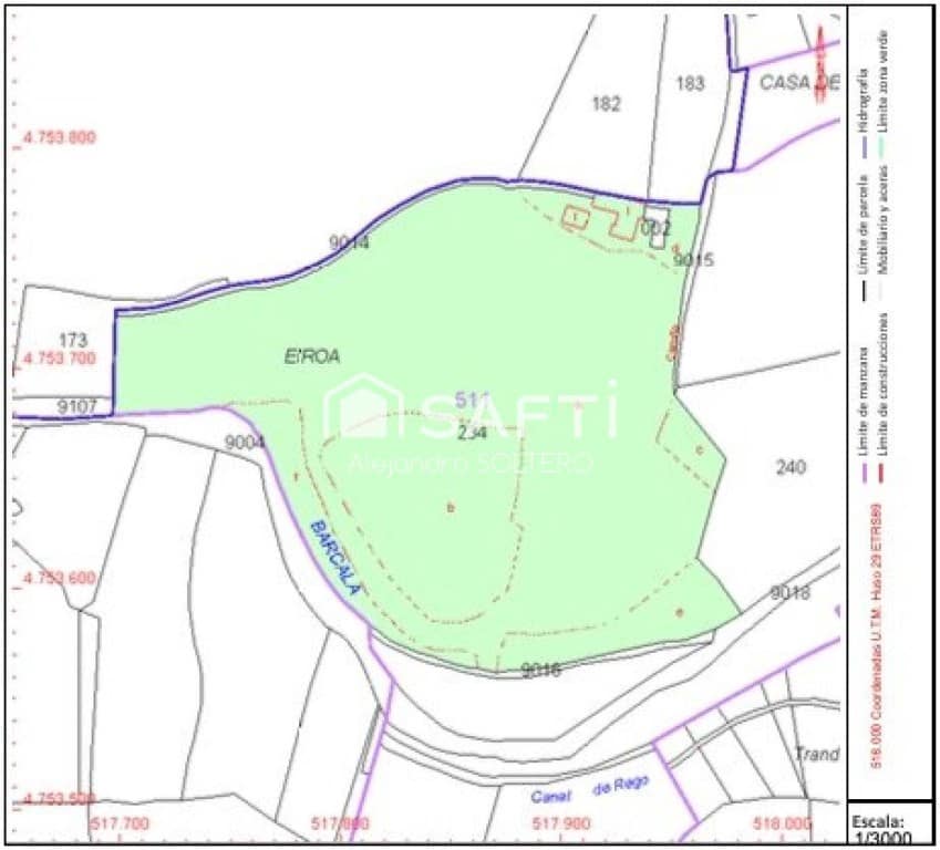 6 bedroom Finca/Country House for sale in Negreira - € 325,000 (Ref: 9595726)