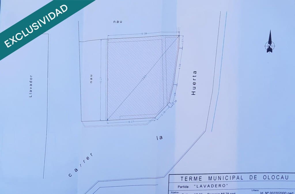 Tomt till salu i Olocau - 52 500 € (Ref: 9595738)