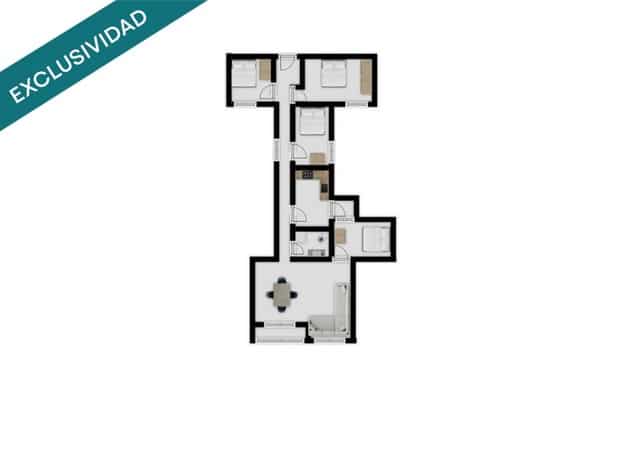 4 camera da letto Appartamento in vendita in Torrent - 70.000 € (Rif: 9595751)