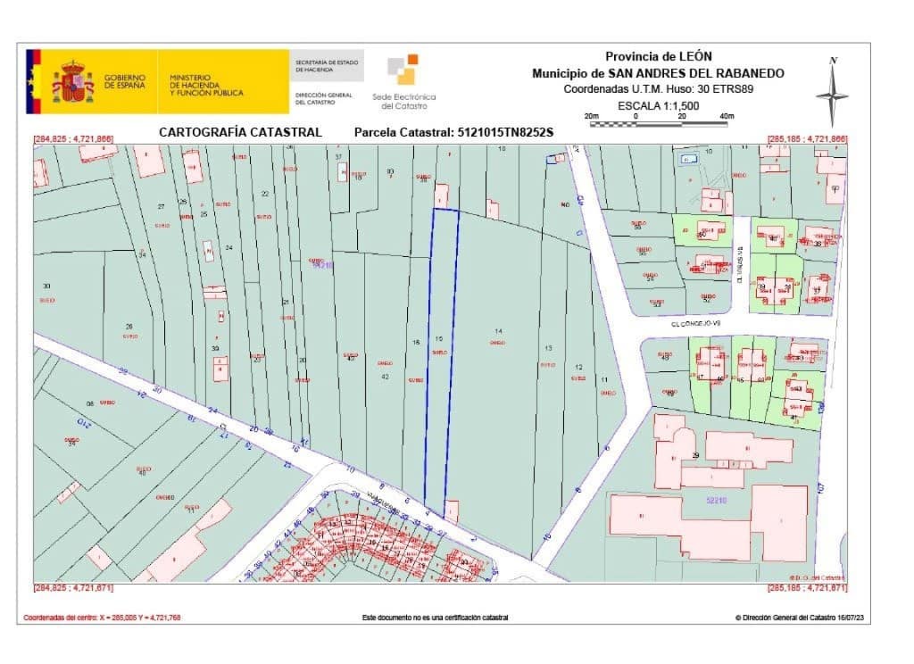 Terrain à Bâtir à vendre à San Andres del Rabanedo - 88 000 € (Ref: 9595860)