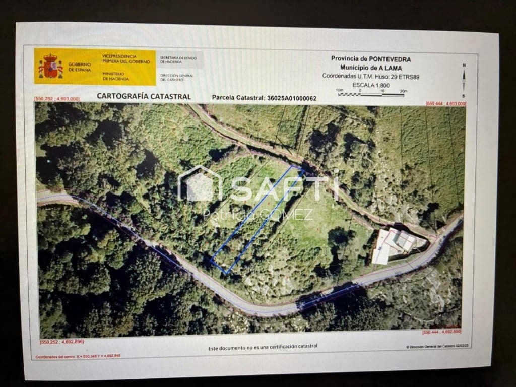 Undeveloped Land for sale in A Lama - € 6,540 (Ref: 9595889)