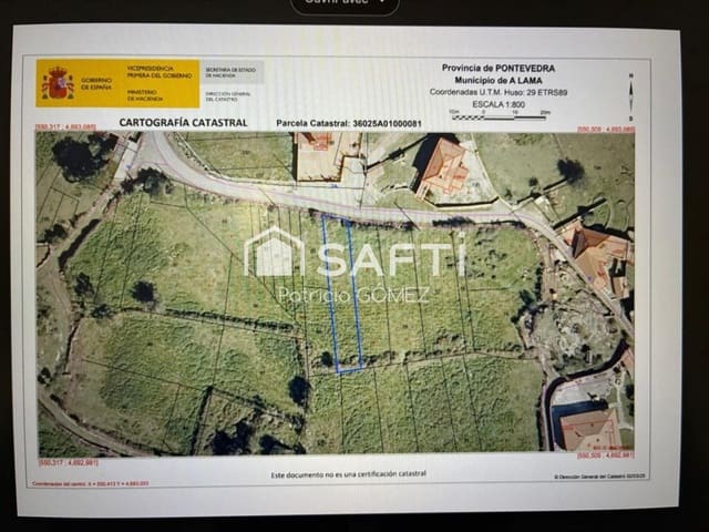 Mark till salu i A Lama - 5 970 € (Ref: 9595892)