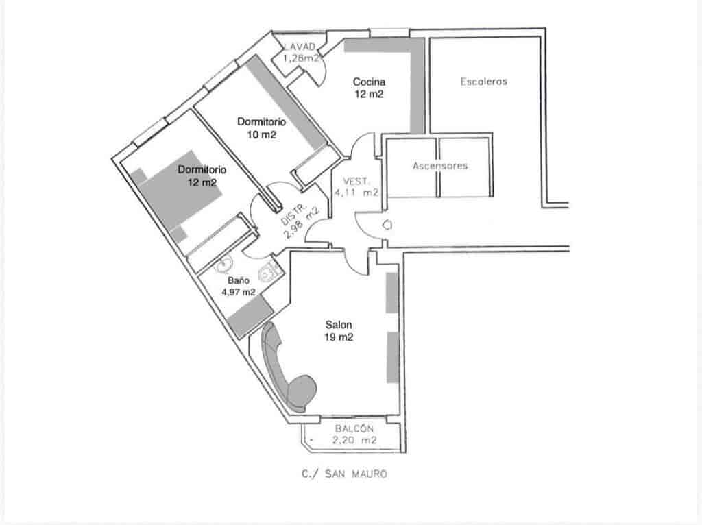 2 bedroom Apartment for sale in Pontevedra city with garage - € 242,000 (Ref: 9595914)