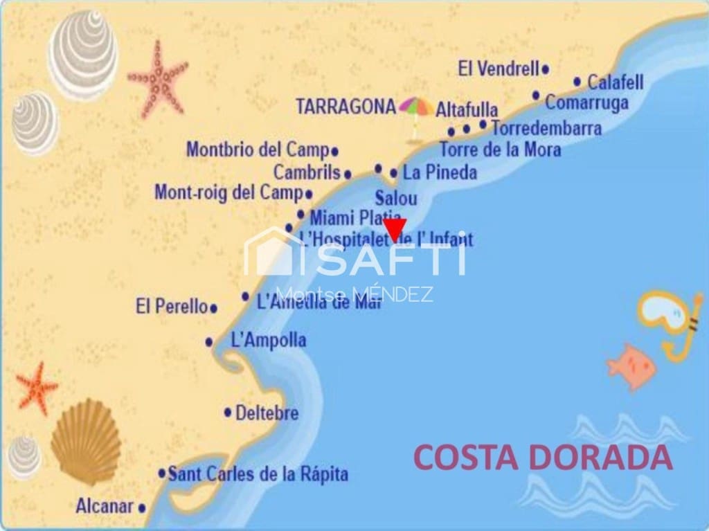 3 Zimmer Wohnung zu verkaufen in Salou mit Pool - 298.800 € (Ref: 9595941)