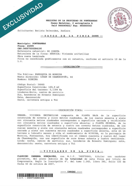 4 makuuhuone Huvila myytävänä paikassa Ponteareas - 295 000 € (Ref: 9595969)