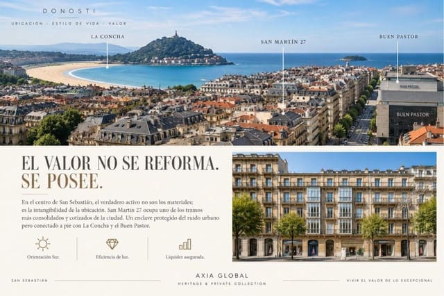 3 camera da letto Appartamento in vendita in Donostia-San Sebastián - 610.000 € (Rif: 9595980)