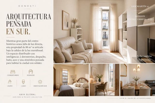 3 camera da letto Appartamento in vendita in Donostia-San Sebastián - 610.000 € (Rif: 9595980)
