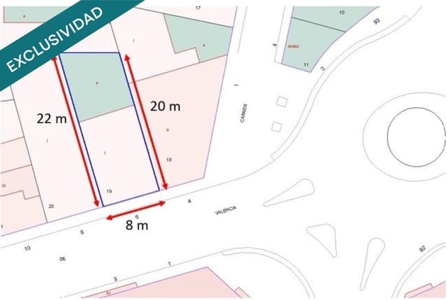 Tontti myytävänä paikassa Torrent - 190 000 € (Ref: 9674069)