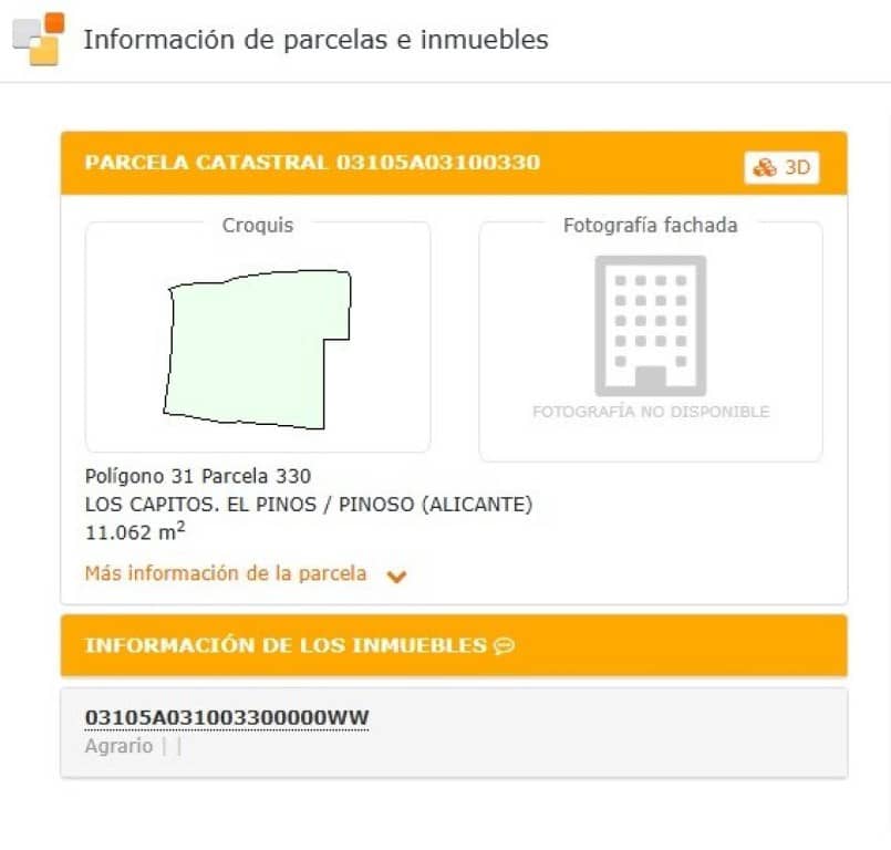 Building Plot for sale in Pinoso - € 62,900 (Ref: 9721549)