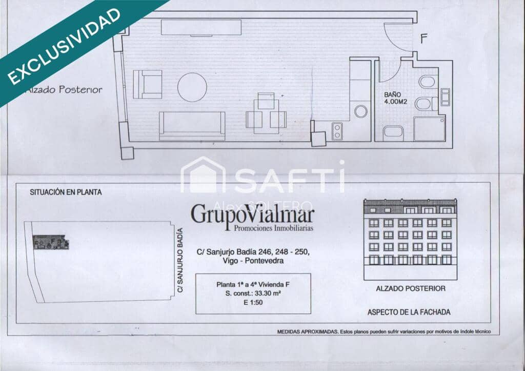 Studio for sale in Vigo with garage - € 147,500 (Ref: 9726572)