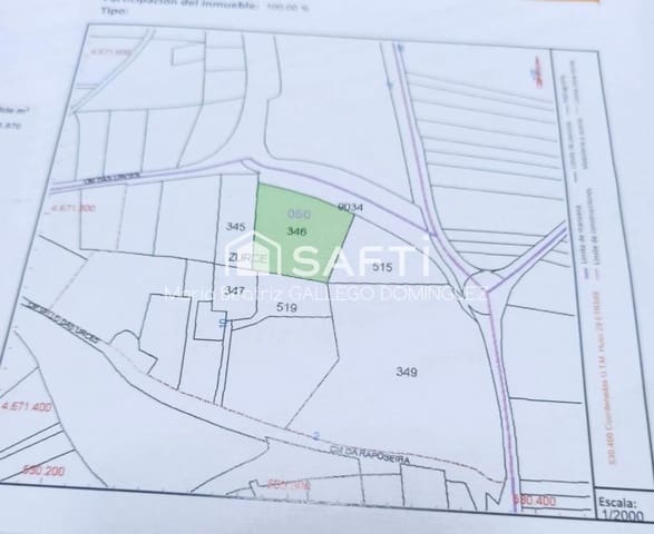 Byggegrund til salg i Mos - € 130.000 (Ref: 9777944)