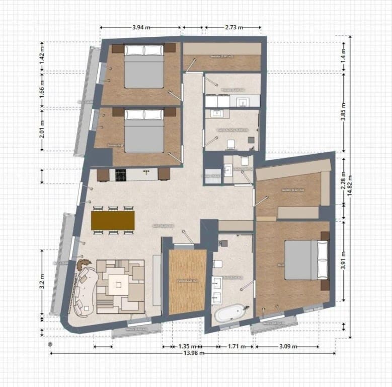 3 slaapkamer Appartement te koop in Palma de Mallorca - € 1.495.000 (Ref: 9780434)