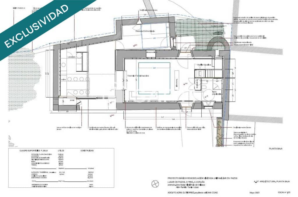 3 camera da letto Villa in vendita in O Pino - 48.000 € (Rif: 9799105)