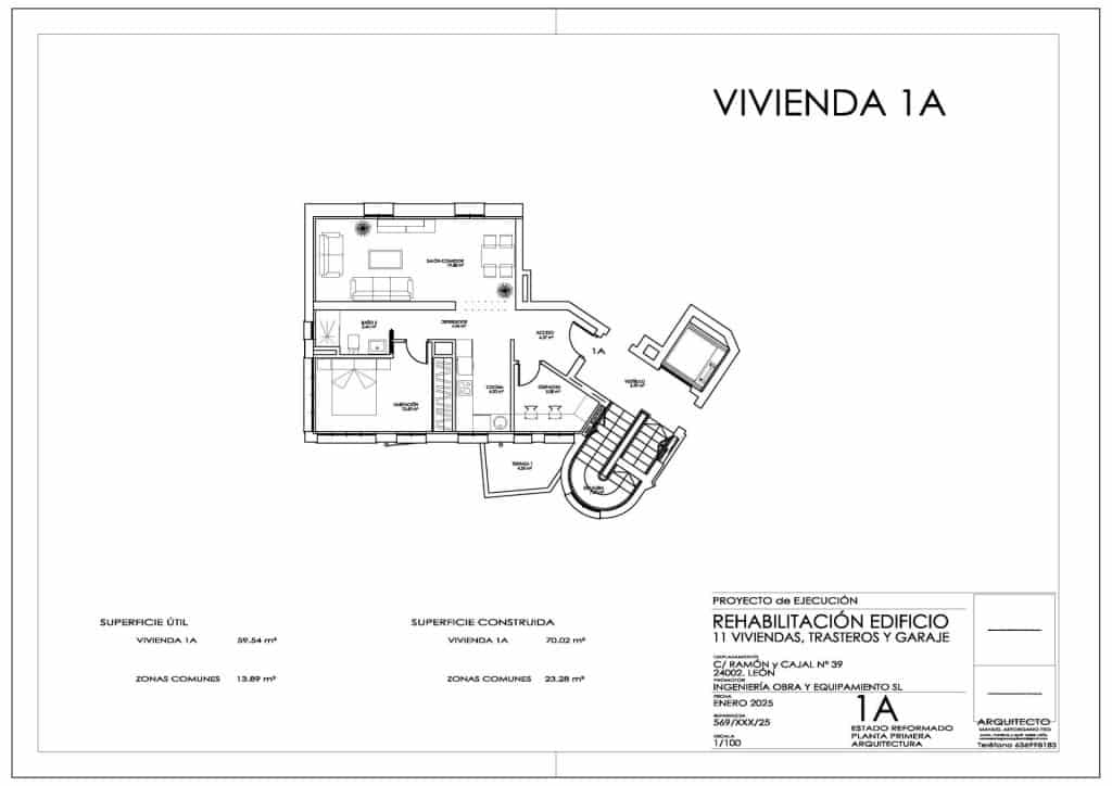 1 bedroom Apartment for sale in Leon city - € 255,000 (Ref: 9804193)