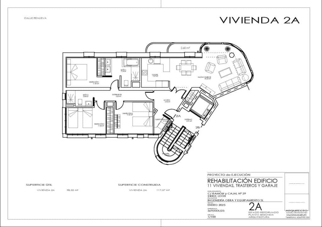 3 Zimmer Apartment zu verkaufen in Leon Stadt - 420.000 € (Ref: 9811459)