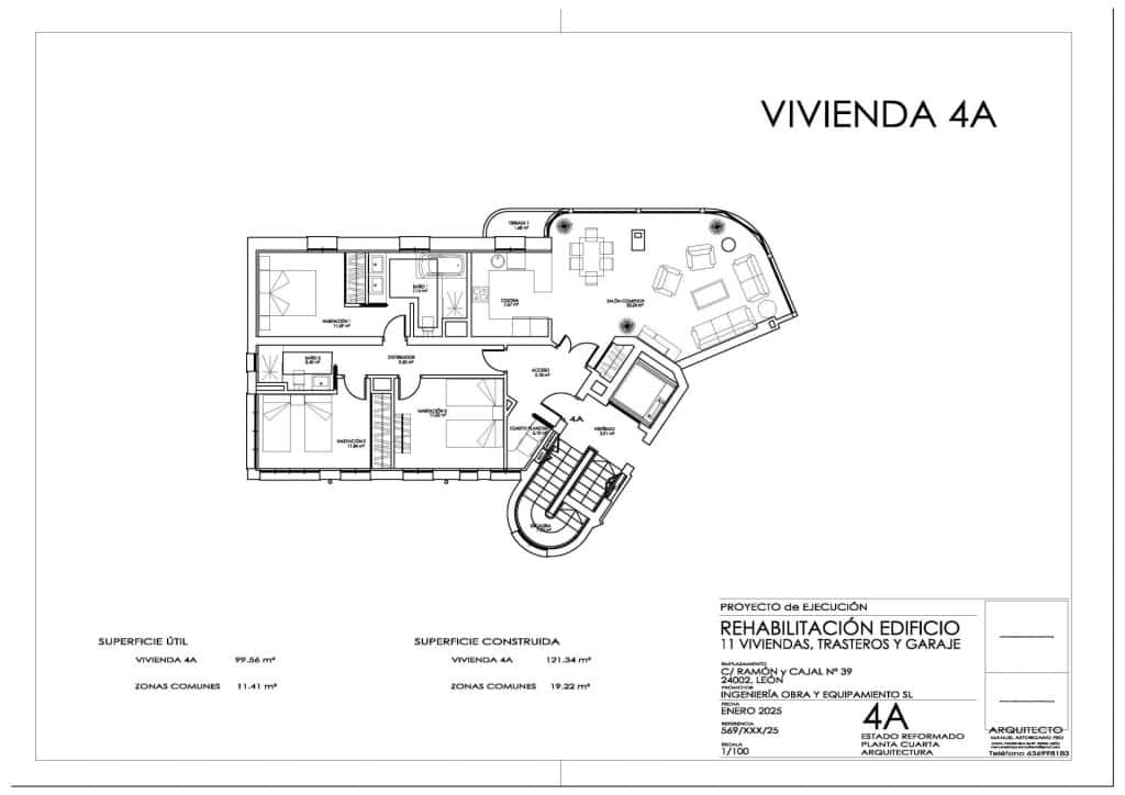 3 bedroom Apartment for sale in Leon city - € 553,000 (Ref: 9824923)