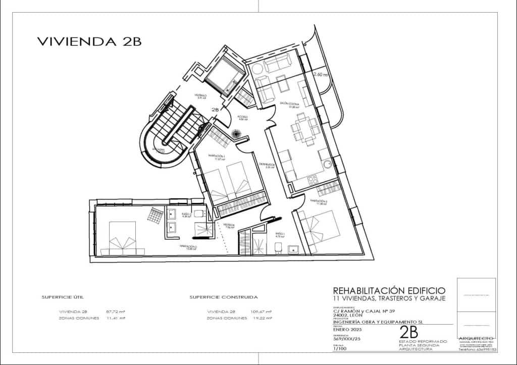 3 bedroom Apartment for sale in Leon city - € 395,000 (Ref: 9824924)