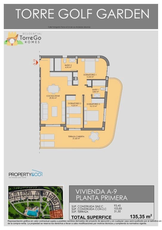 3 soveværelse Villa til salg i Los Alcazares - € 338.900 (Ref: 9831148)