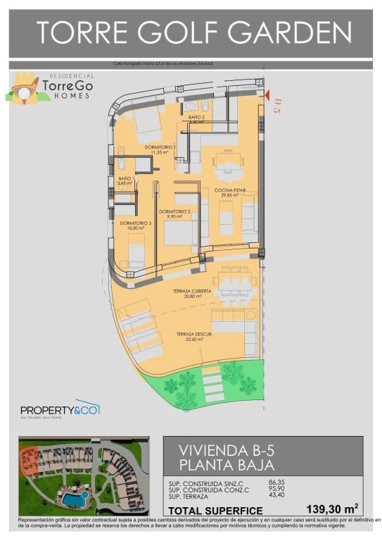 3 soveværelse Villa til salg i Los Alcazares - € 338.900 (Ref: 9831148)