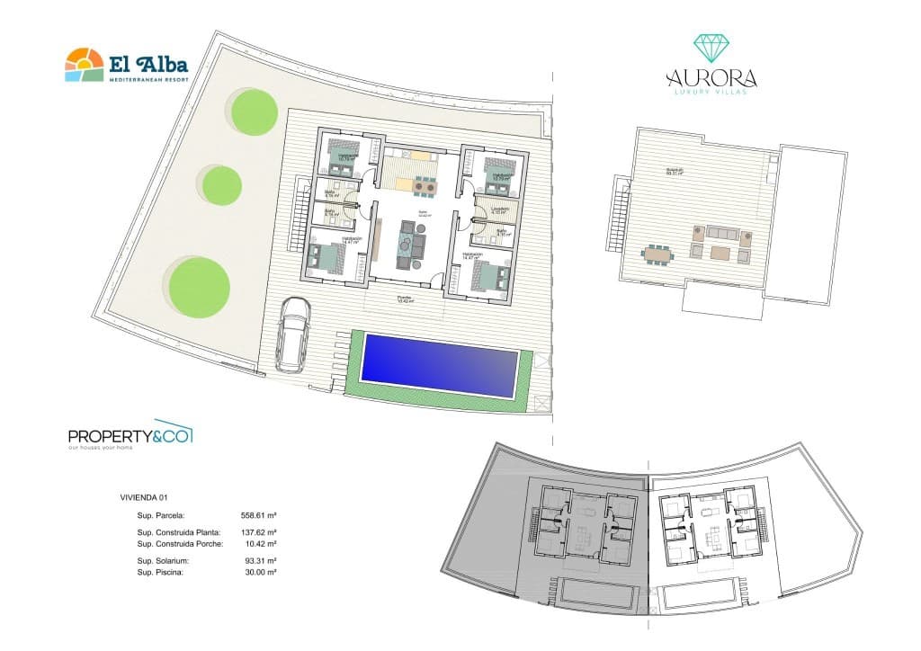 4 quarto Moradia em Banda para venda em Roldan com piscina - 674 500 € (Ref: 9831151)