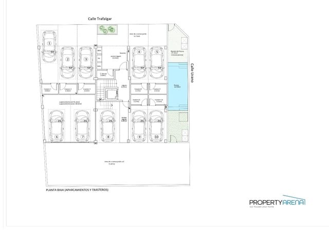 3 soverom Penthouse til salgs i Los Cuarteros, San Pedro del Pinatar med svømmebasseng - € 949 900 (Ref: 9831168)