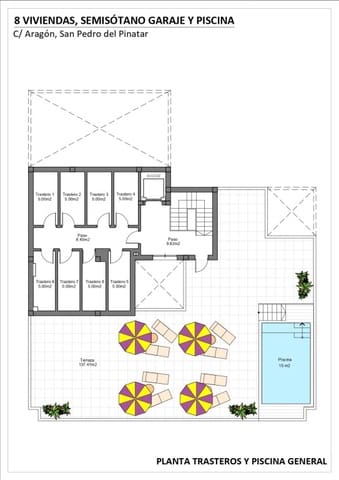2 soverom Leilighet til salgs i Los Cuarteros, San Pedro del Pinatar - € 249 900 (Ref: 9831169)