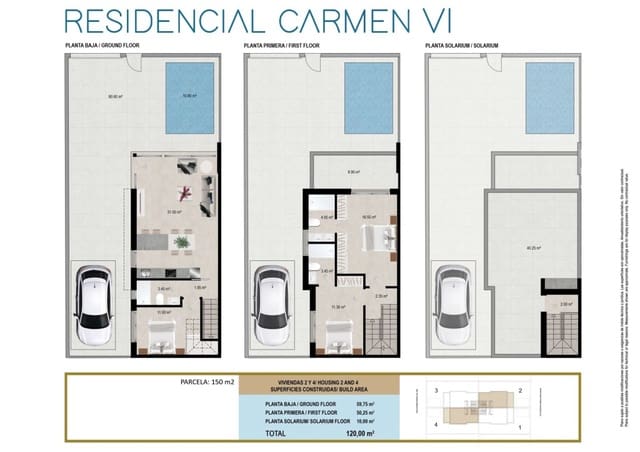 3 camera da letto Casa in vendita in Santiago de la Ribera, San Javier con piscina - 376.500 € (Rif: 9831175)