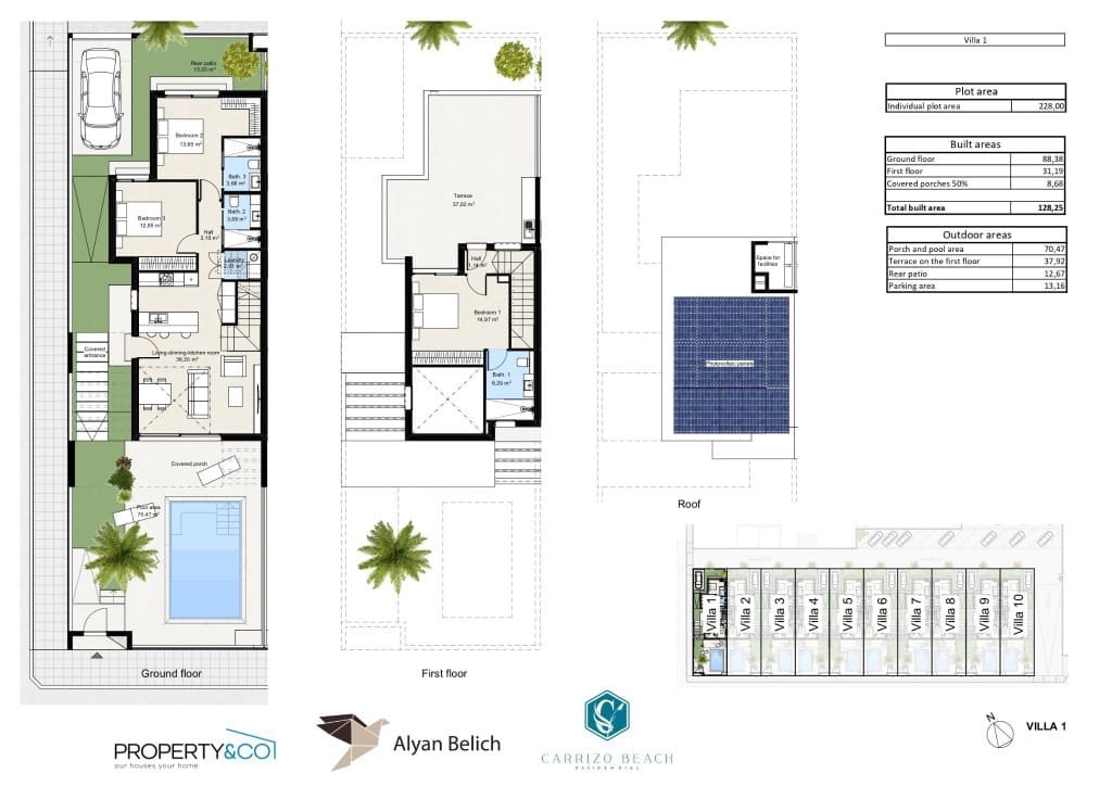 3 quarto Moradia em Banda para venda em Los Nietos com piscina - 374 900 € (Ref: 9831177)