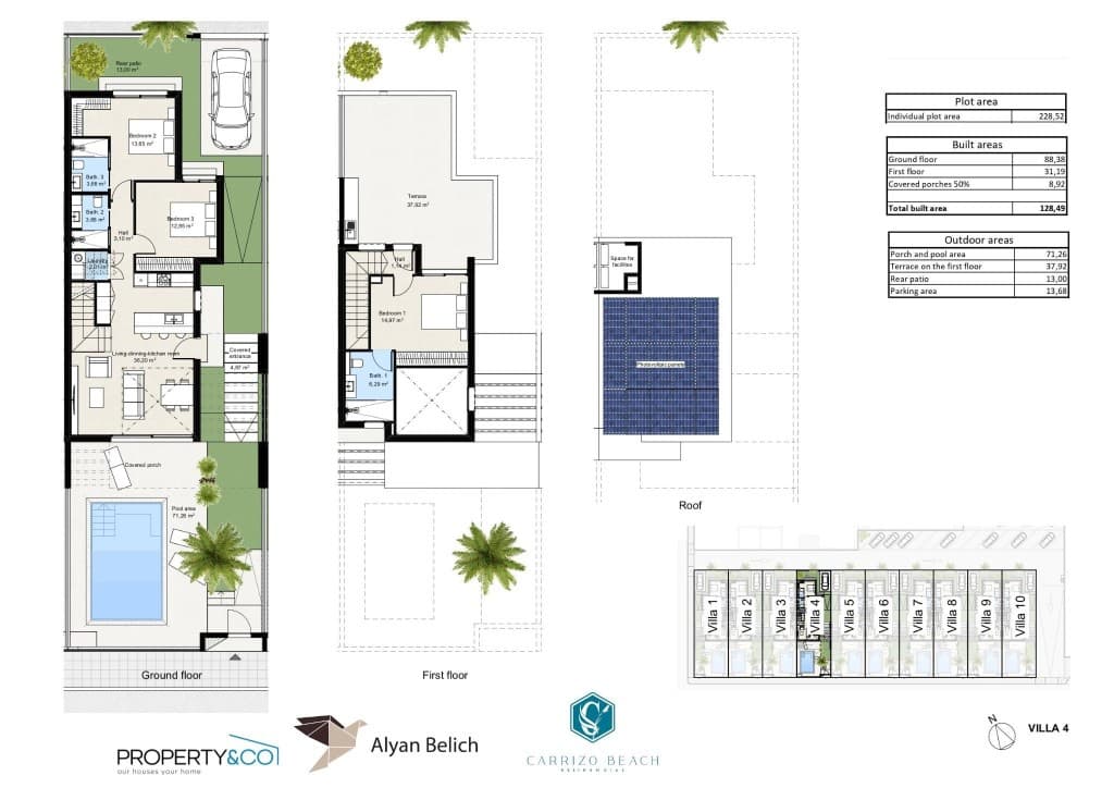 3 quarto Moradia em Banda para venda em Los Nietos com piscina - 374 900 € (Ref: 9831177)