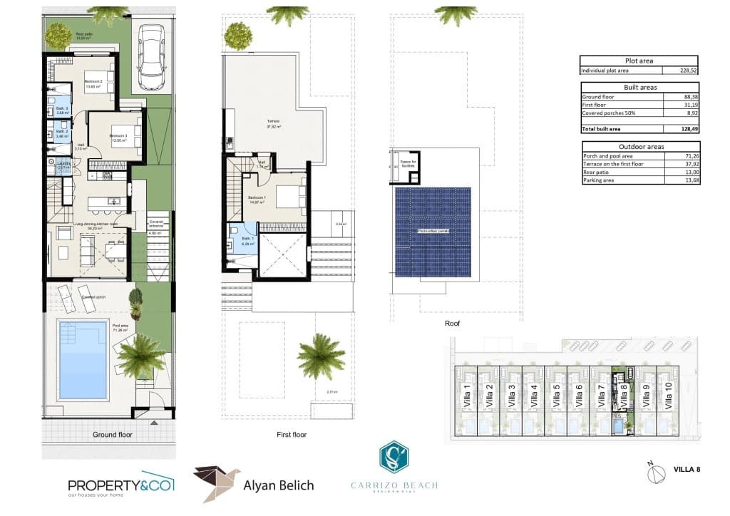 3 quarto Moradia em Banda para venda em Los Nietos com piscina - 374 900 € (Ref: 9831177)