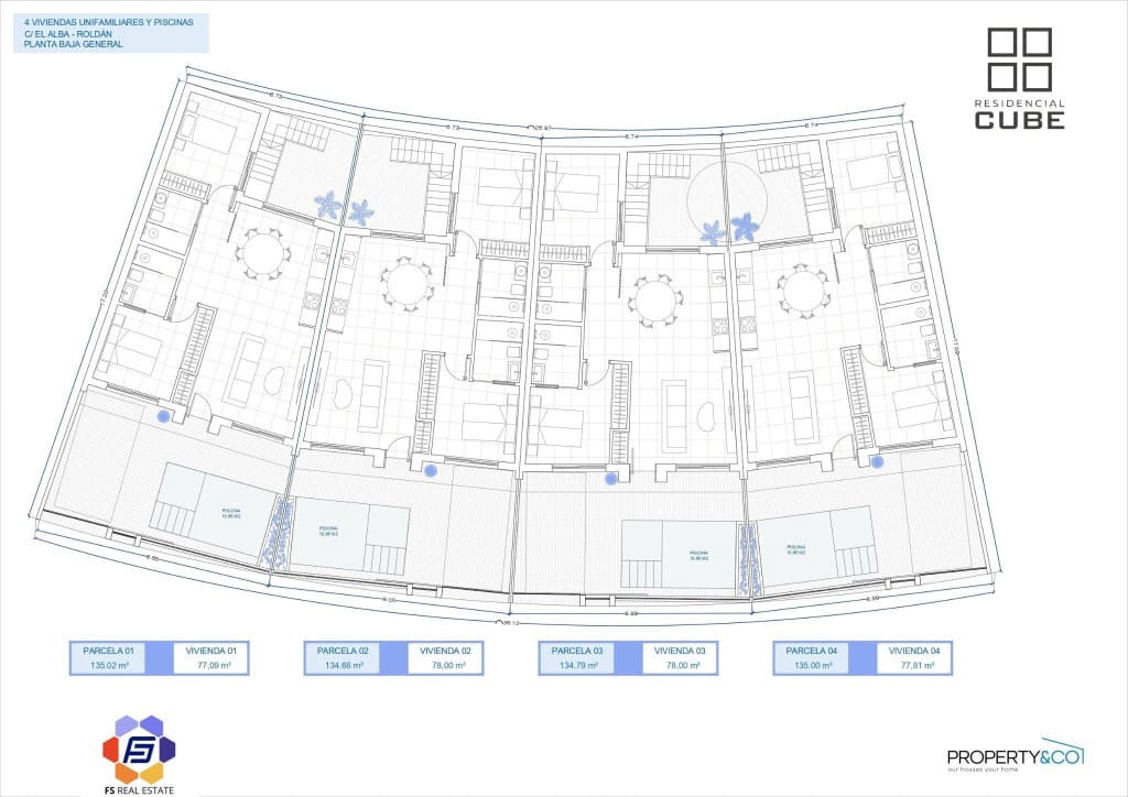 2 soverom Rekkehus til salgs i Murcia by med svømmebasseng - € 274 900 (Ref: 9831178)