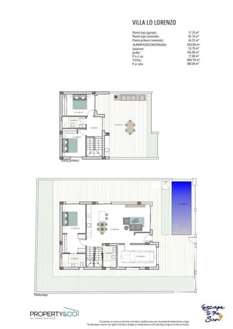 3 quarto Moradia em Banda para venda em Centro, Los Alcázares com piscina - 590 000 € (Ref: 9831196)