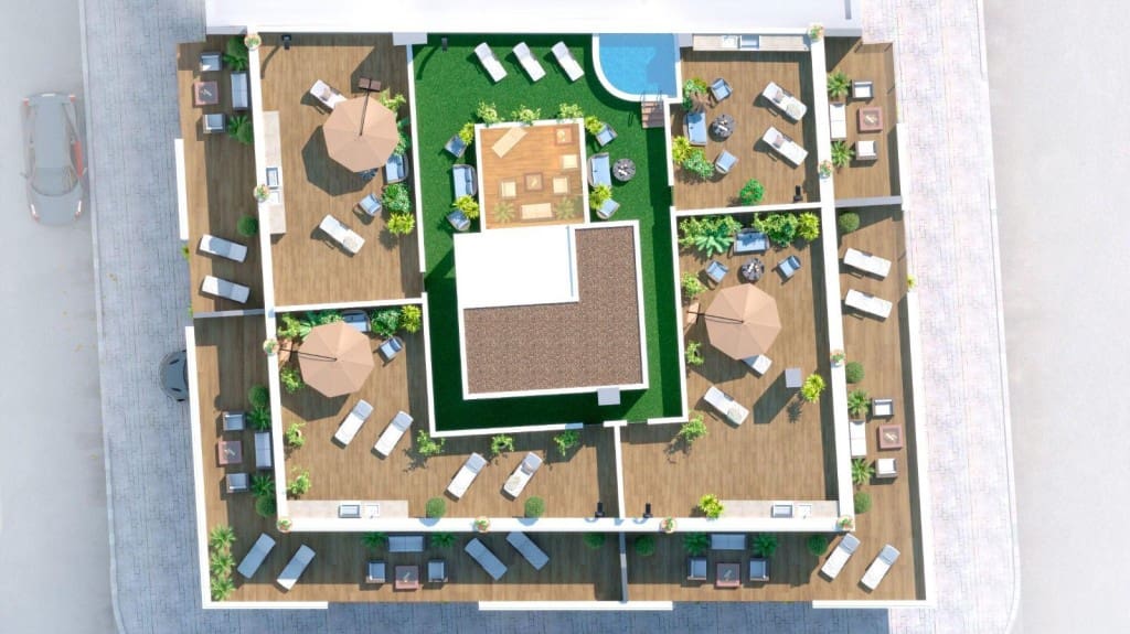 2 chambre Penthouse à vendre à Torrevieja avec piscine - 349 000 € (Ref: 9845753)