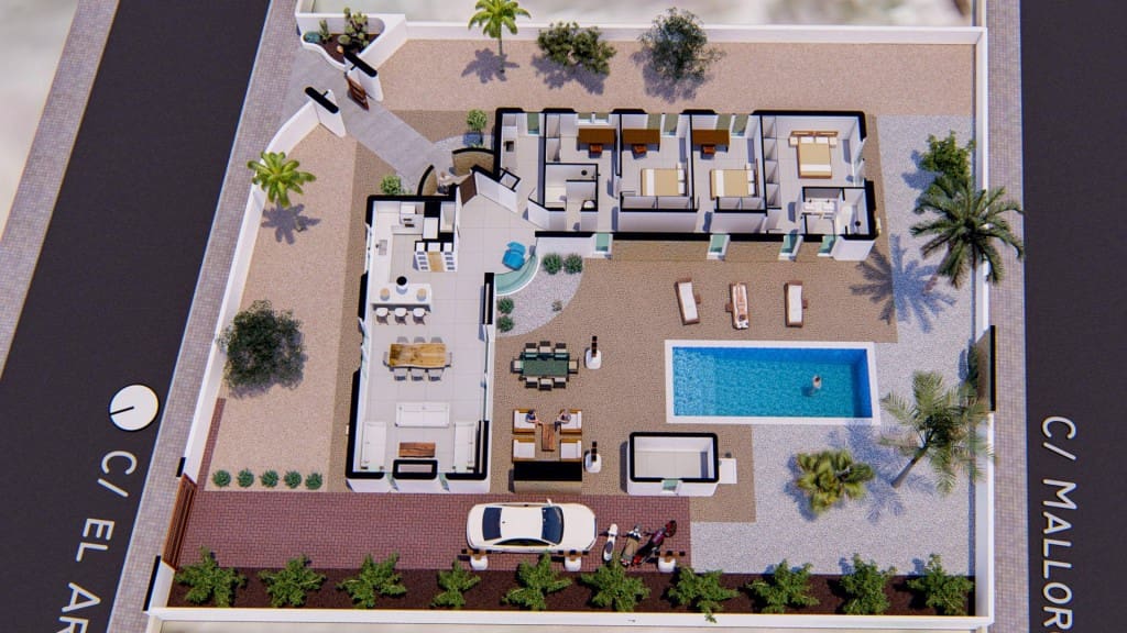 3 chambre Villa/Maison à vendre à Alfaz del Pi / L'Alfas del Pi - 698 000 € (Ref: 9846123)