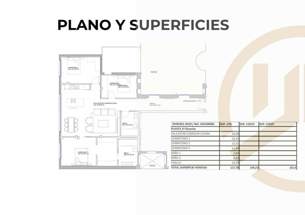 3 soveværelse Lejlighed til salg i Bilbao - € 840.000 (Ref: 9851114)