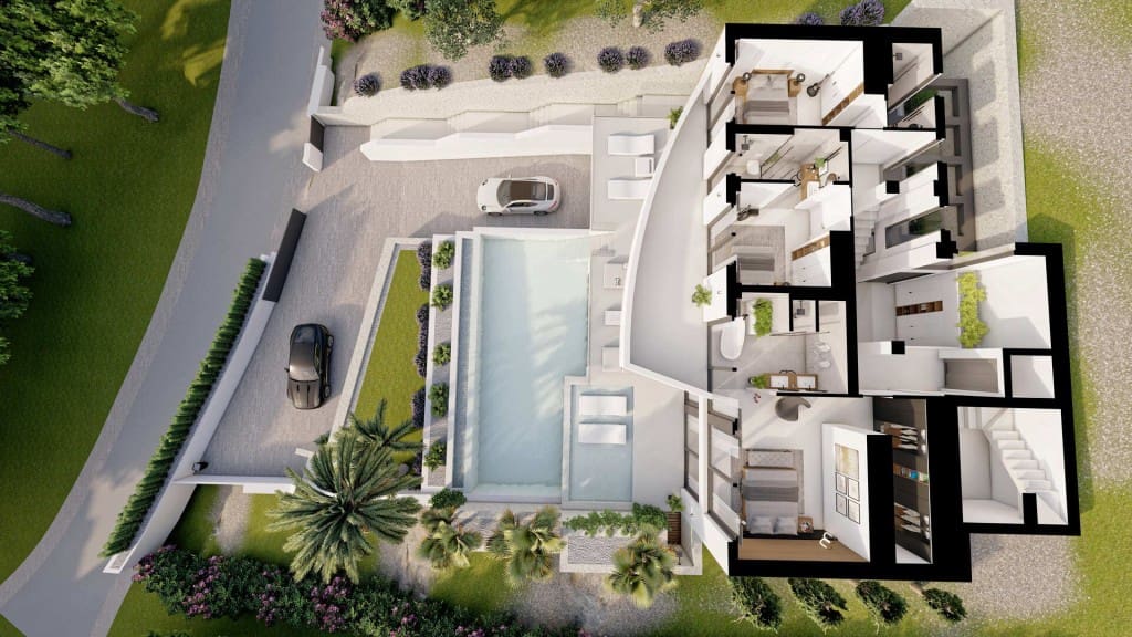 4 quarto Moradia para venda em Altea - 2 090 000 € (Ref: 9852355)