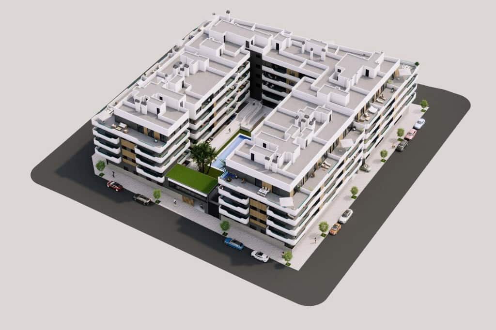 2 chambre Appartement à vendre à Santa Pola avec piscine - 253 000 € (Ref: 9852650)