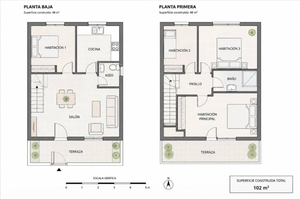 3 soveværelse Rækkehus til salg i Cunit med garage - € 305.000 (Ref: 9859763)