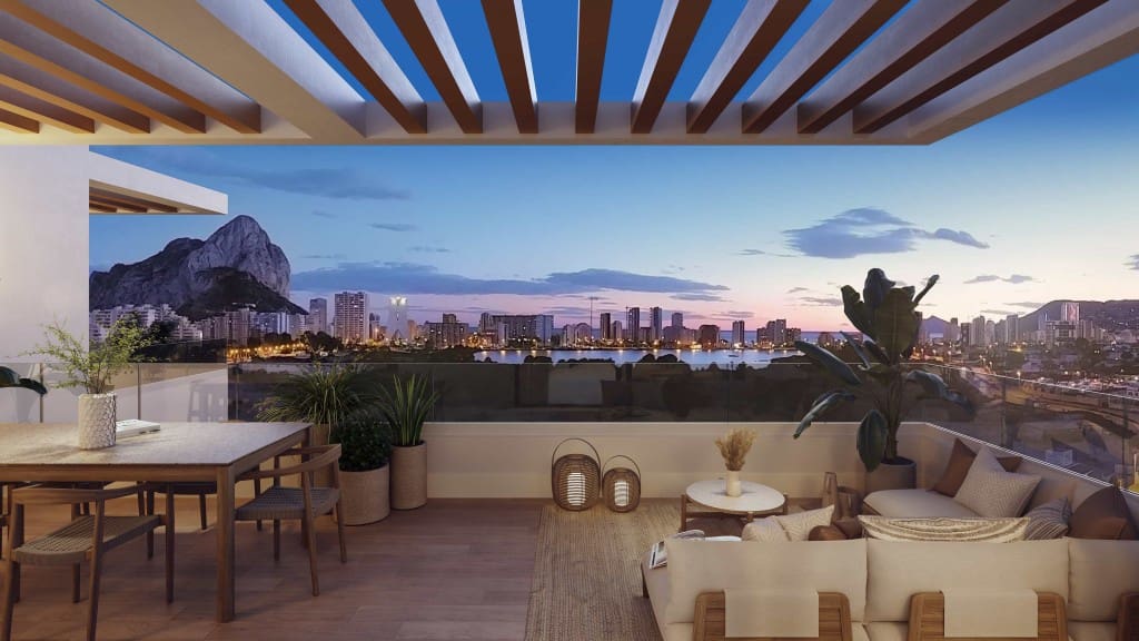 3 makuuhuone Kattohuoneisto myytävänä paikassa Calpe / Calp mukana uima-altaan - 694 000 € (Ref: 9859803)