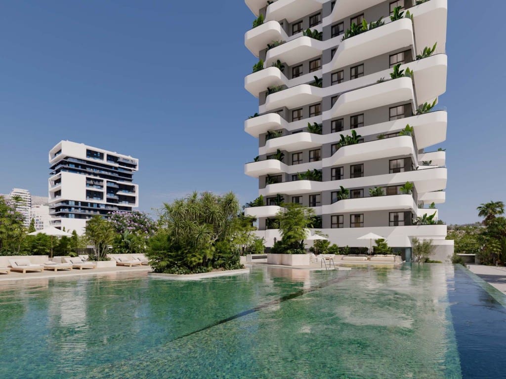 2 soveværelse Lejlighed til salg i Calpe / Calp med swimmingpool - € 435.000 (Ref: 9859824)