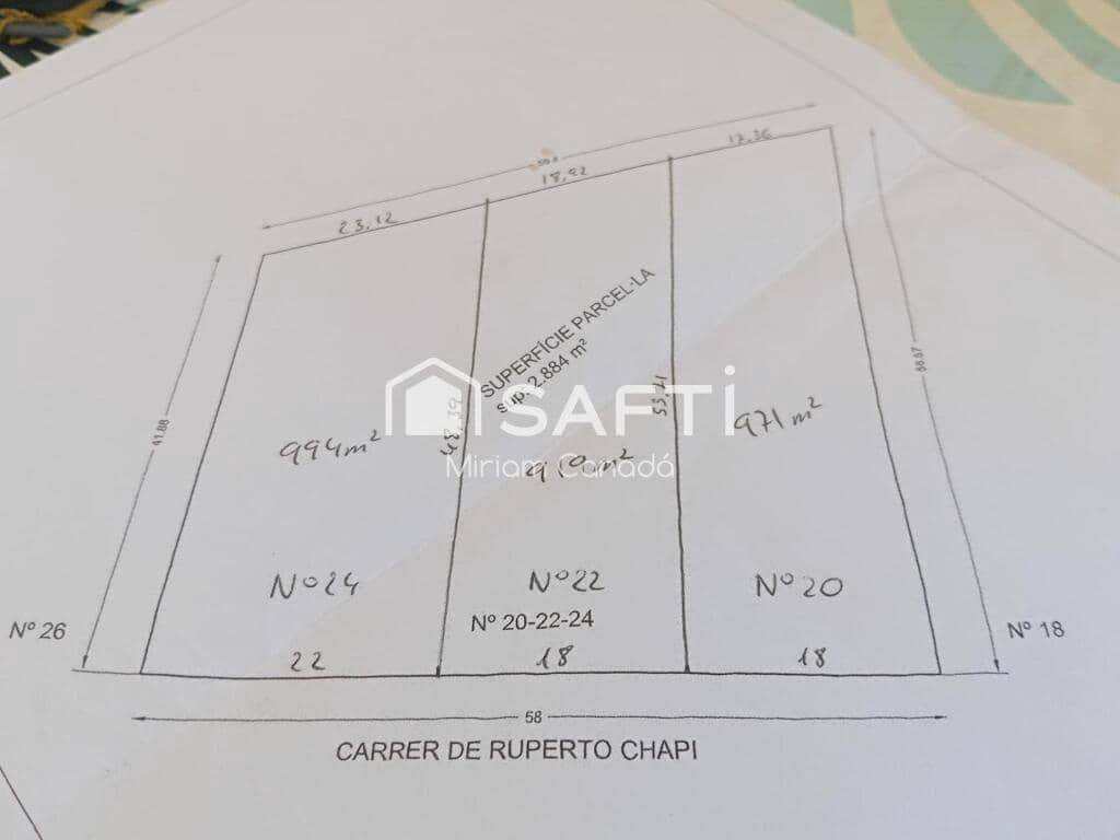 Tomt till salu i Calafell - 36 300 € (Ref: 9861739)