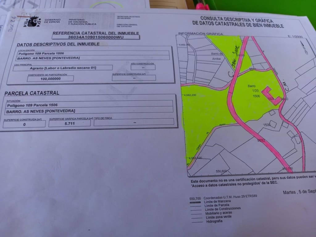 12 slaapkamer Finca/Landhuis te koop in As Neves met garage - € 170.000 (Ref: 9906914)