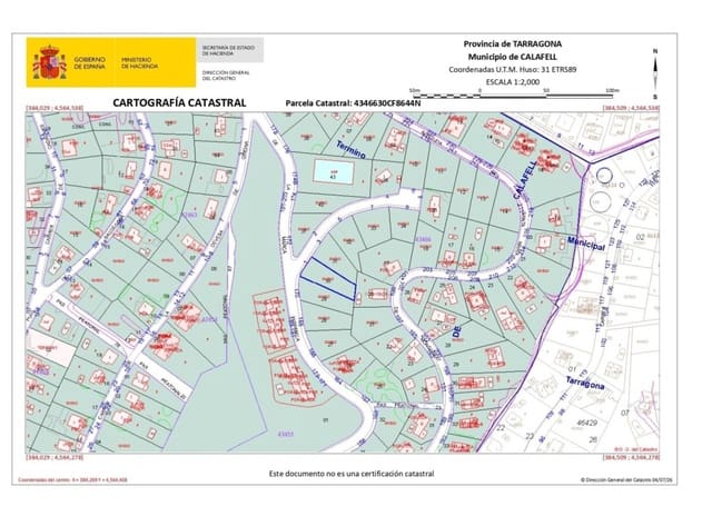 Solar/Parcela en Segur de Calafell, Calafell en venta - 25.000 € (Ref: 9945416)