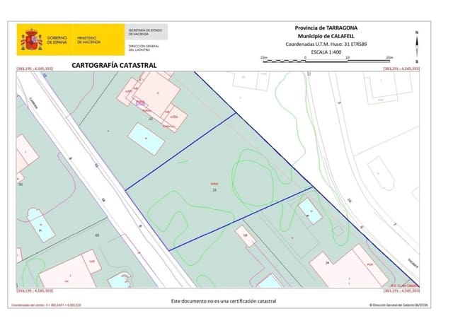 Solar/Parcela en Calafell en venta - 102.000 € (Ref: 9949449)
