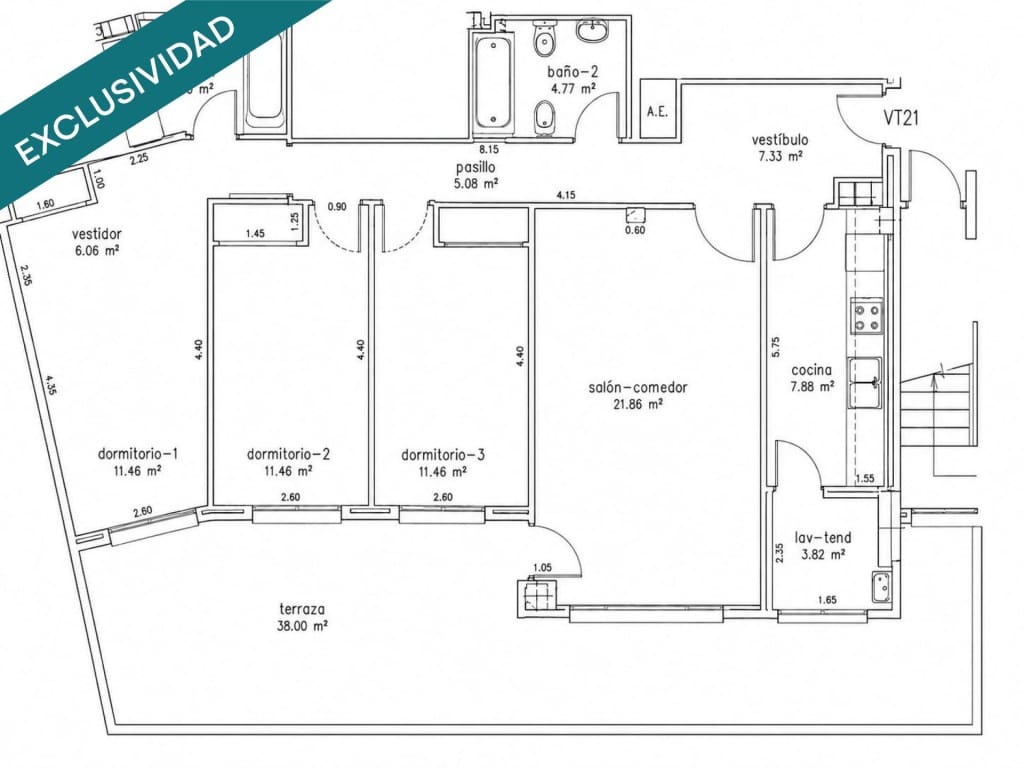 3 soverom Leilighet til salgs i Majadahonda med svømmebasseng - € 714 900 (Ref: 9952337)