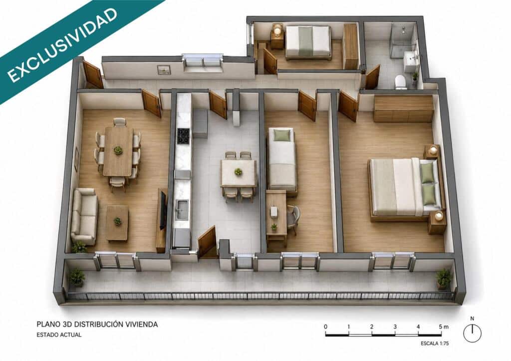 3 bedroom Apartment for sale in Xirivella - € 220,000 (Ref: 9959444)