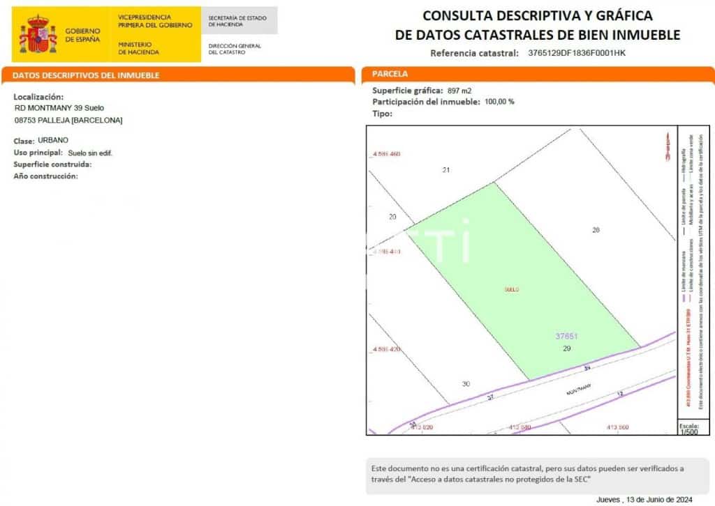 Building Plot for sale in Fontpineda - € 168,000 (Ref: 9973029)