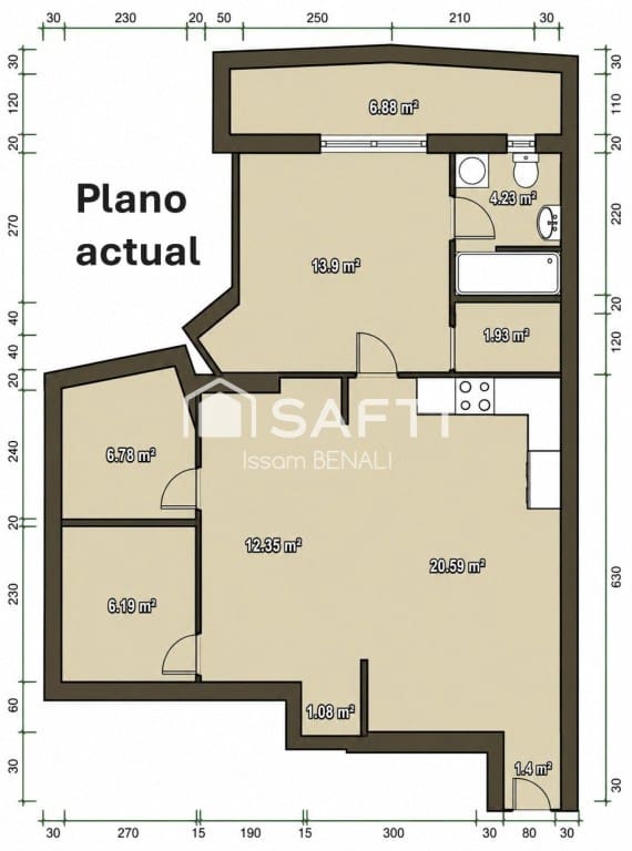 3 sypialnia Apartament na sprzedaż w Miasto Barcelona - 230 000 € (Ref: 9973036)